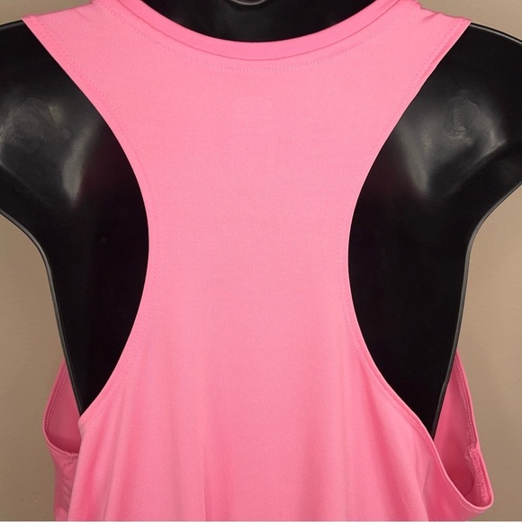 XL ATHLETIC WORKS BARBIE NEON PINK TANK SLEEVELESS STRETCH ACTIVEWEAR - Picture 9 of 12